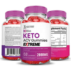 Justified Laboratories Bliss Keto Gummies on-the-go serving for convenience