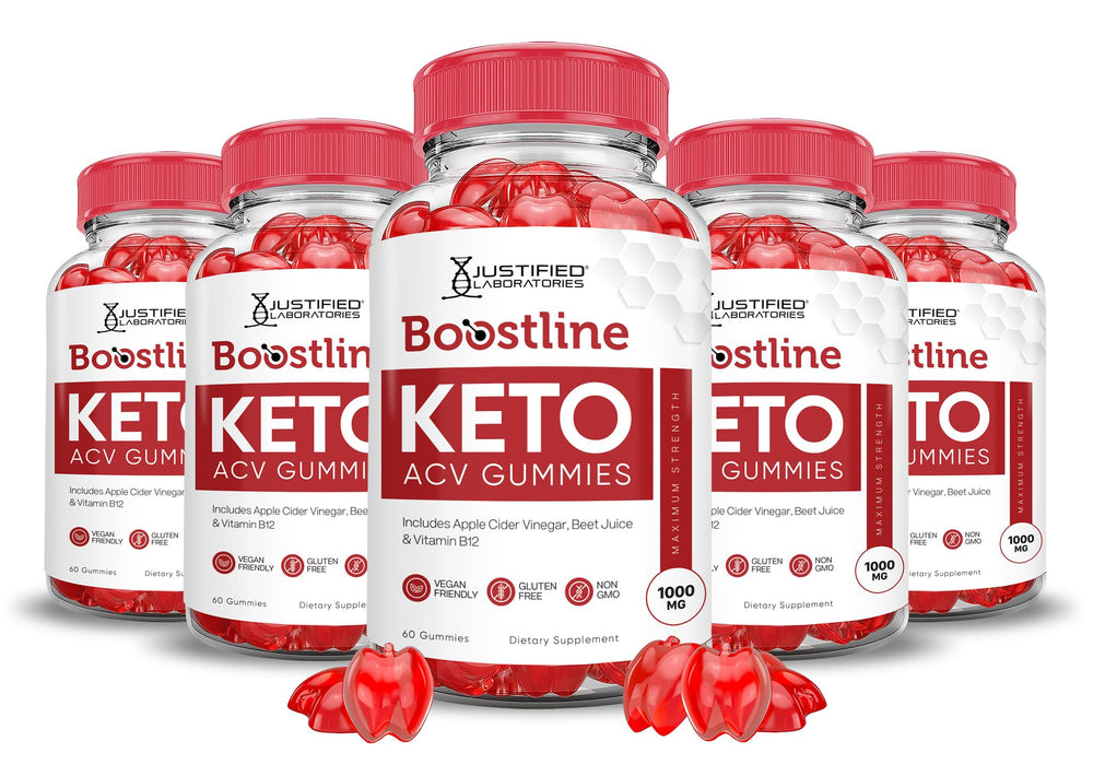 Justified Laboratories Boostline Keto ACV Gummies bottle for daily wellness