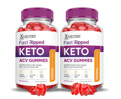 Justified Laboratories Fast Ripped Keto ACV Gummies jar for daily use