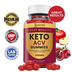 Beet juice and pomegranate notes visible in Great Results gummies for vibrant flavor.