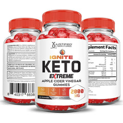 Serving suggestion for Justified Laboratories Ignite Keto ACV Gummies in daily use