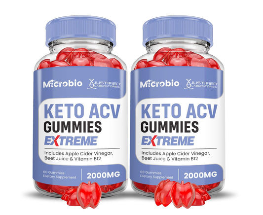 Justified Laboratories Microbio Keto ACV Gummies pack shot supports a convenient daily routine.