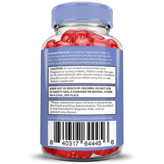 Justified Laboratories Microbio Keto ACV Gummies pectin-based texture close-up.