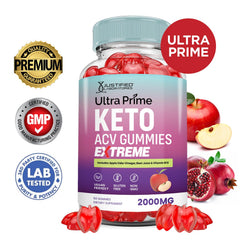 Justified Laboratories Ultra Prime Keto ACV Gummies ingredients beet juice and B12 for daily support