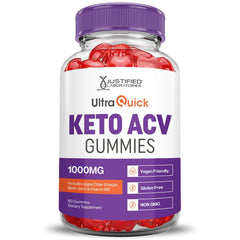 Justified Laboratories Ultra Quick Keto ACV Gummies flavor emphasizes enjoyable daily treat