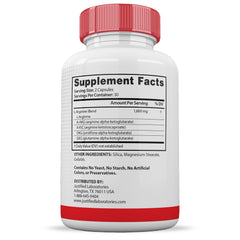 Justified Laboratories Vital Pump XL Extreme bottle-side view emphasizing durable packaging