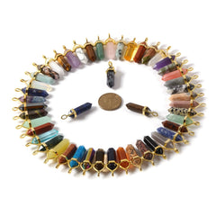 Justinstones colorful crystal stones 32mm ideal for DIY necklaces