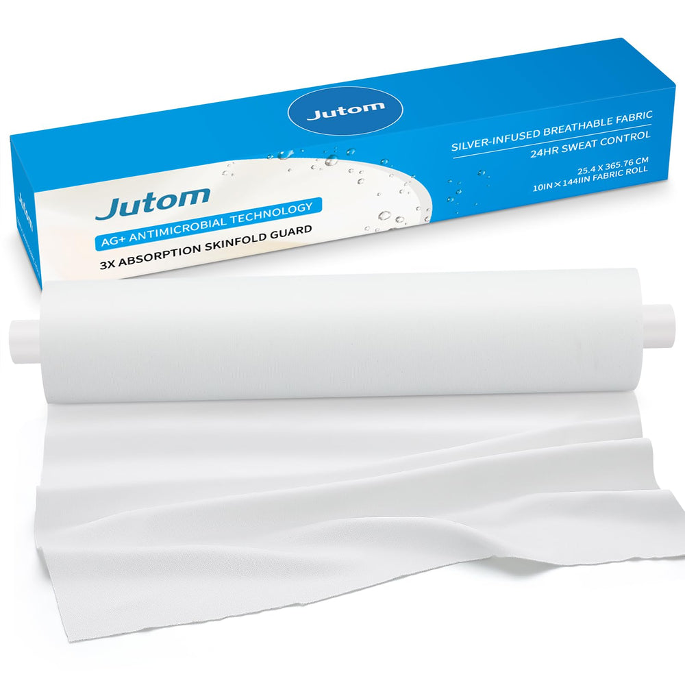 Jutom antimicrobial silver fold textile roll for moisture control and skin protection