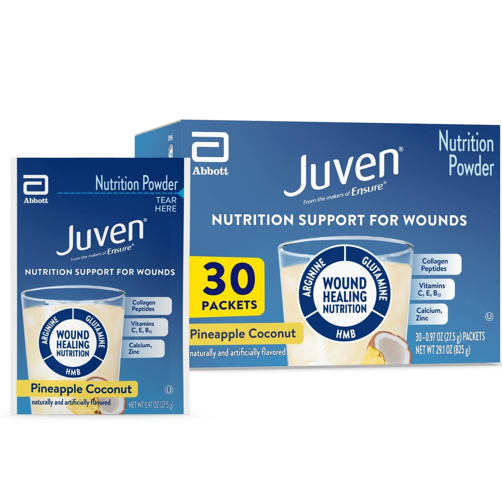 Juven Therapeutic Nutrition Powder pineapple coconut packaging front for daily nutrient support