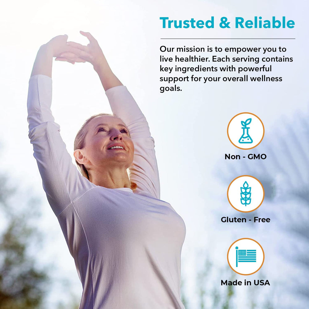 Natural lighting on bottle communicates purity and reliable quality.