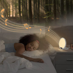 JUXLamp compact desk and bedside setup with adjustable tilt.
