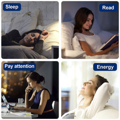 JUXLamp sunrise alarm clock display showing gradual wake light.