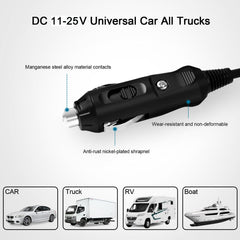 JUYOON DC charger 65W with dual fuse protection for CPAP devices.