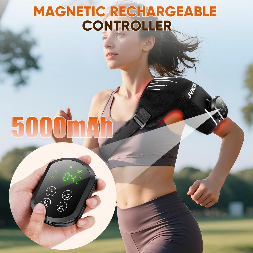 JVKOOL ergonomic design fits shoulder contours for comfortable wear.
