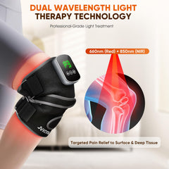 JVKOOL Knee Massager adjustable temperature for customizable comfort.