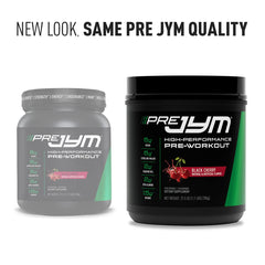 JYM Pre-JYM Black Cherry setup ready for a workout session