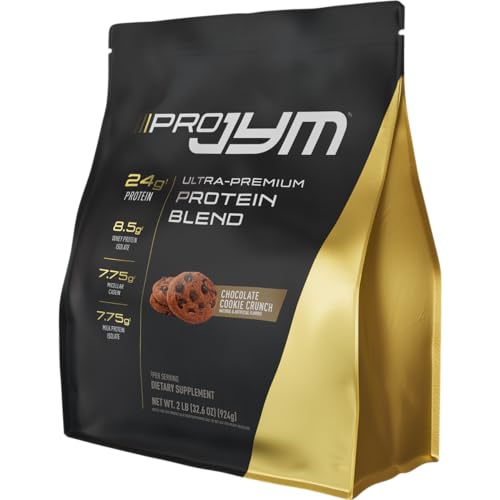 JYM Pro JYM Chocolate Cookie Crunch texture closeup reveals rich chocolate flavor
