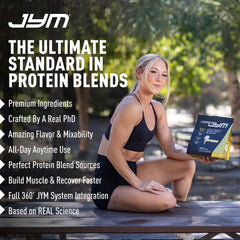 JYM Smores packaging shows 45 servings and clean ingredient profile.