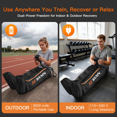 JZBRAIN 360-degree full-leg coverage delivers even compression around the leg.