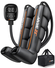JZBRAIN air compression leg recovery boots with full-leg wrap for soothing post-workout relief.
