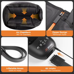 JZBRAIN battery indicator demonstrates ready-charge status for seamless sessions