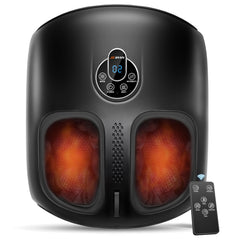 JZBRAIN Shiatsu Foot Massager with Heat front view shows deep kneading for tired feet