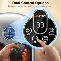 JZBRAIN remote control stored for convenient, hands-free operation