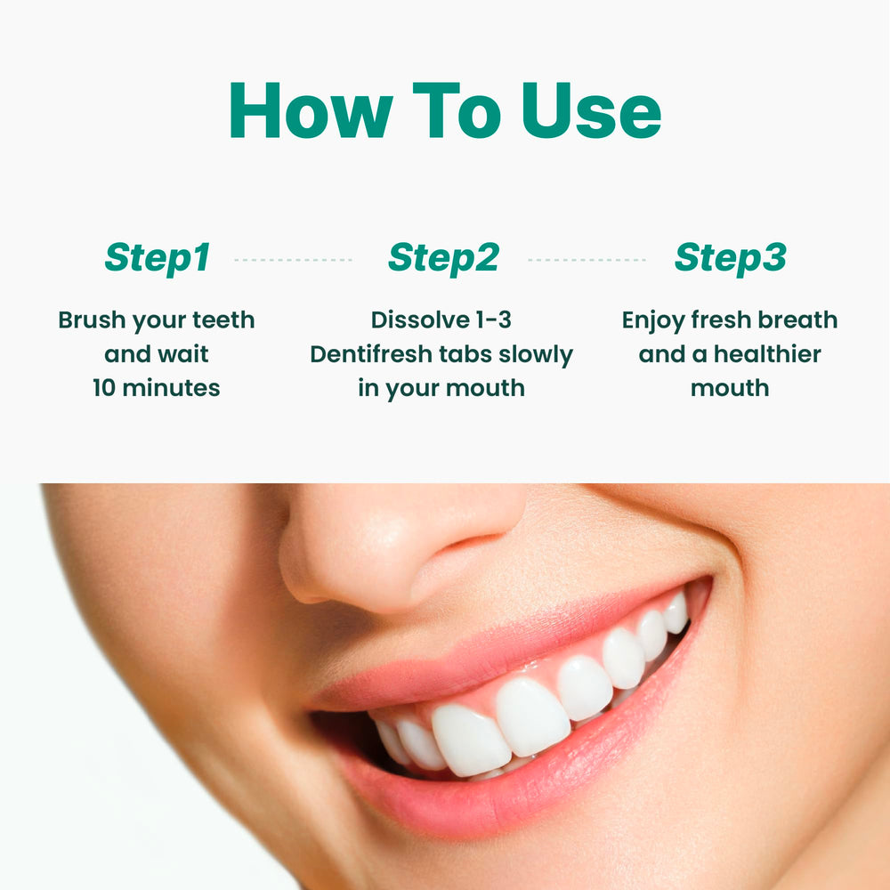 K-NUTRA Dentifresh Mint natural mint flavor provides pleasant taste during use