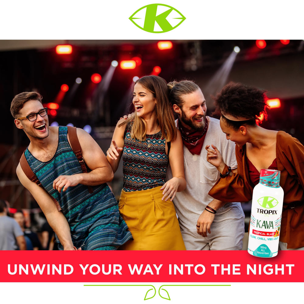 On-the-go moment with K Tropix Kava Shot for quick relaxation