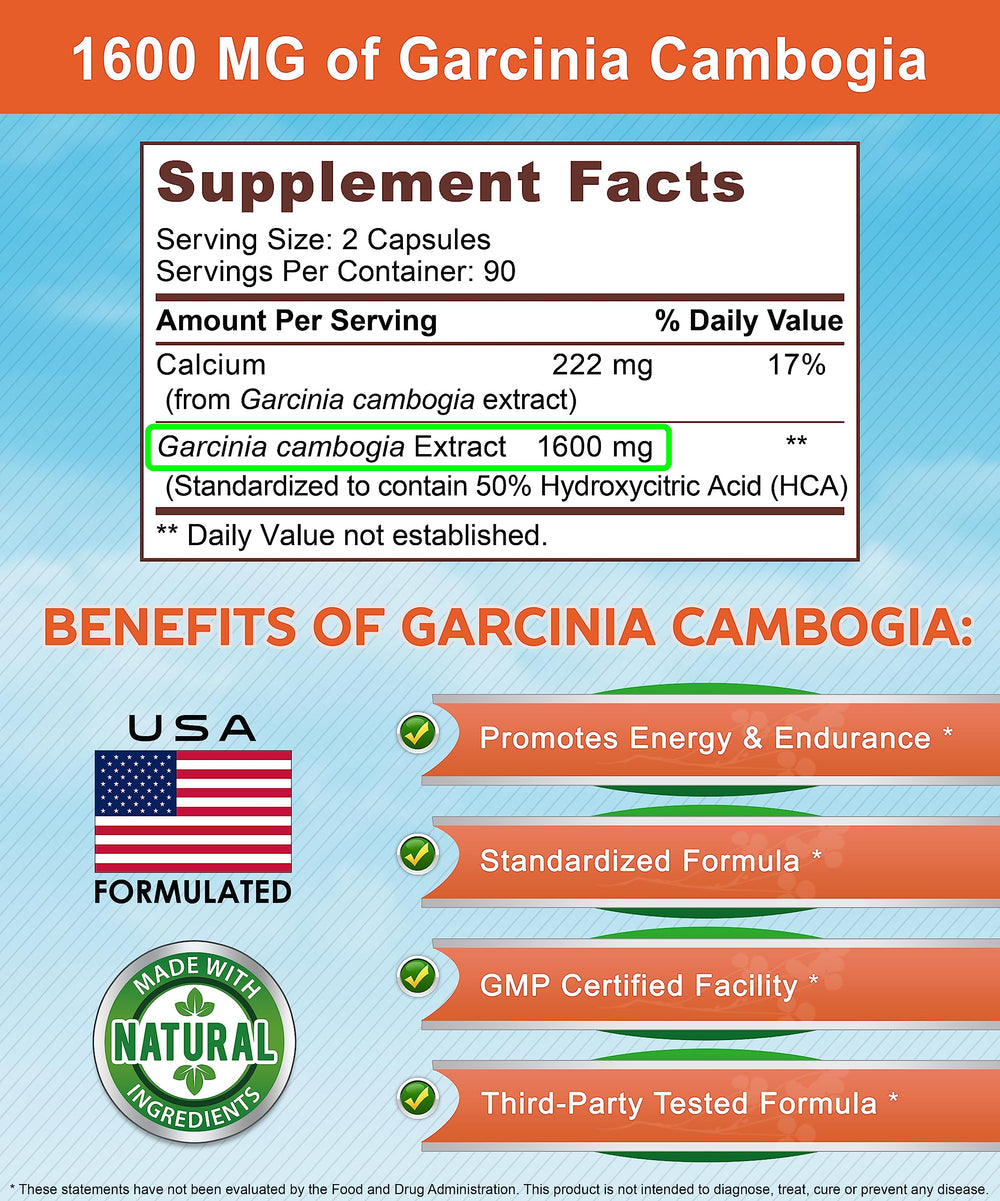 K4 Keto Garcinia Cambogia label close-up shows purity and HCA content.