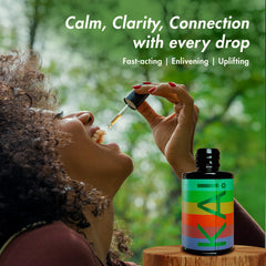 KA! Kanna tincture dropper pouring for quick sublingual use
