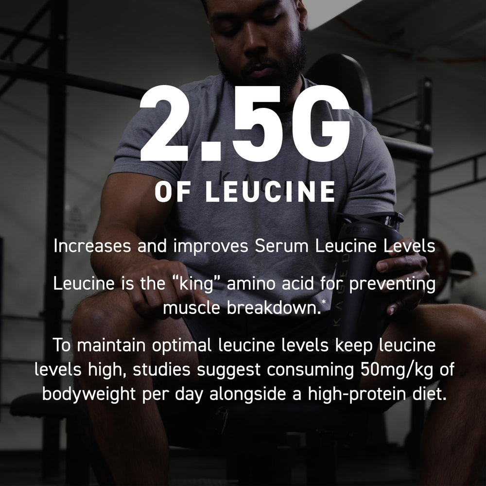 Kaged BCAAs mixed in beverages for on-the-go workouts.
