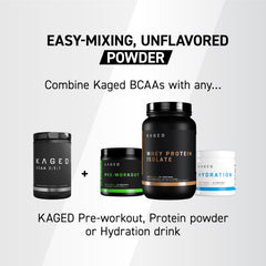 Kaged BCAAs third-party tested for purity and quality.