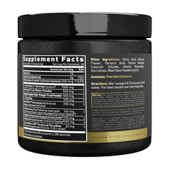 Kaged Clean Burn Elite powder swirling into water shows texture and mixability.