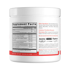 Kaged Clean Burn powder scoop ready to mix for steady energy.