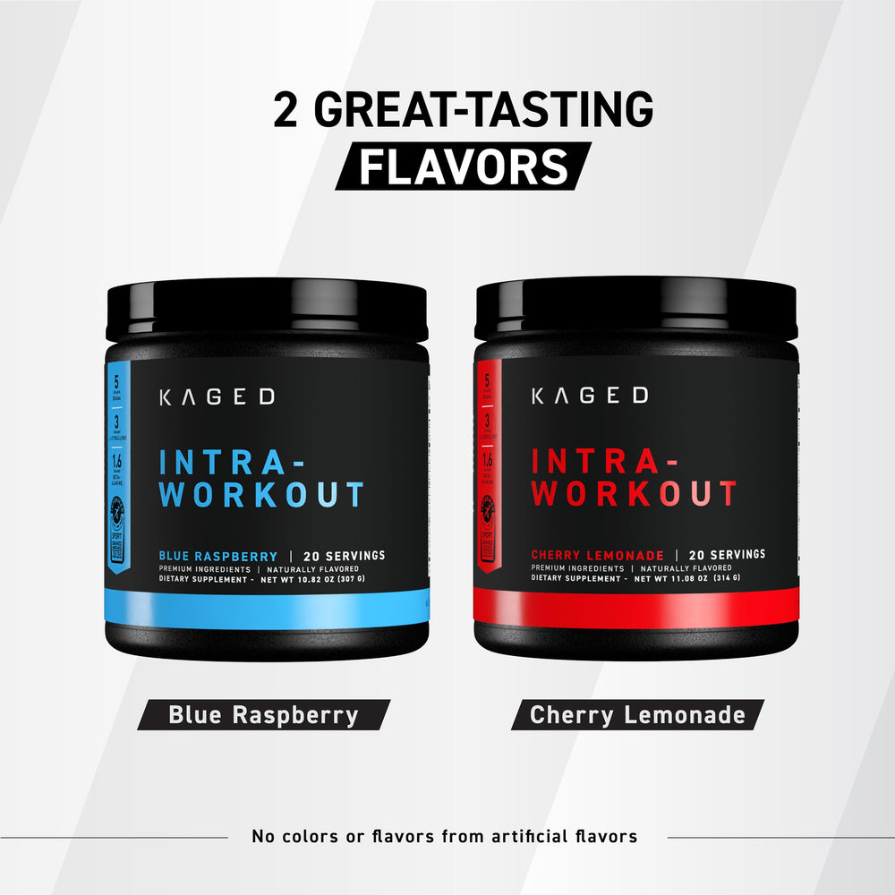 Kaged Intra-Workout L-Tyrosine aids focus during training sessions.