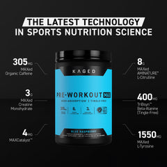Kaged MAX scoop for precise dosing to support consistent training sessions