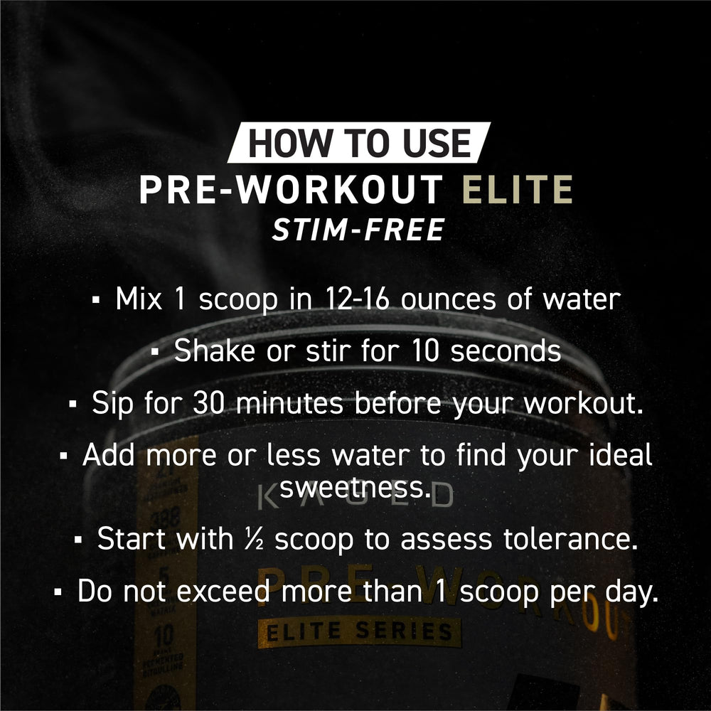 Kaged Elite Premium ingredients packet highlighting quality and potency.