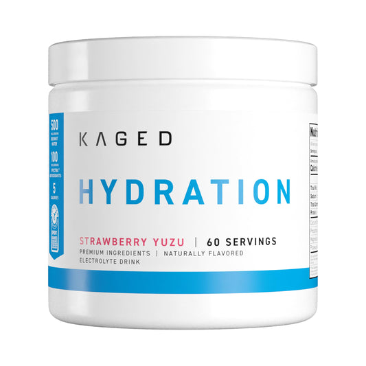 Kaged Sugar Free Hydration coconut water bottle for workouts