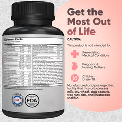 Kaitamin daily routine shot promoting an easy two-capsule regimen