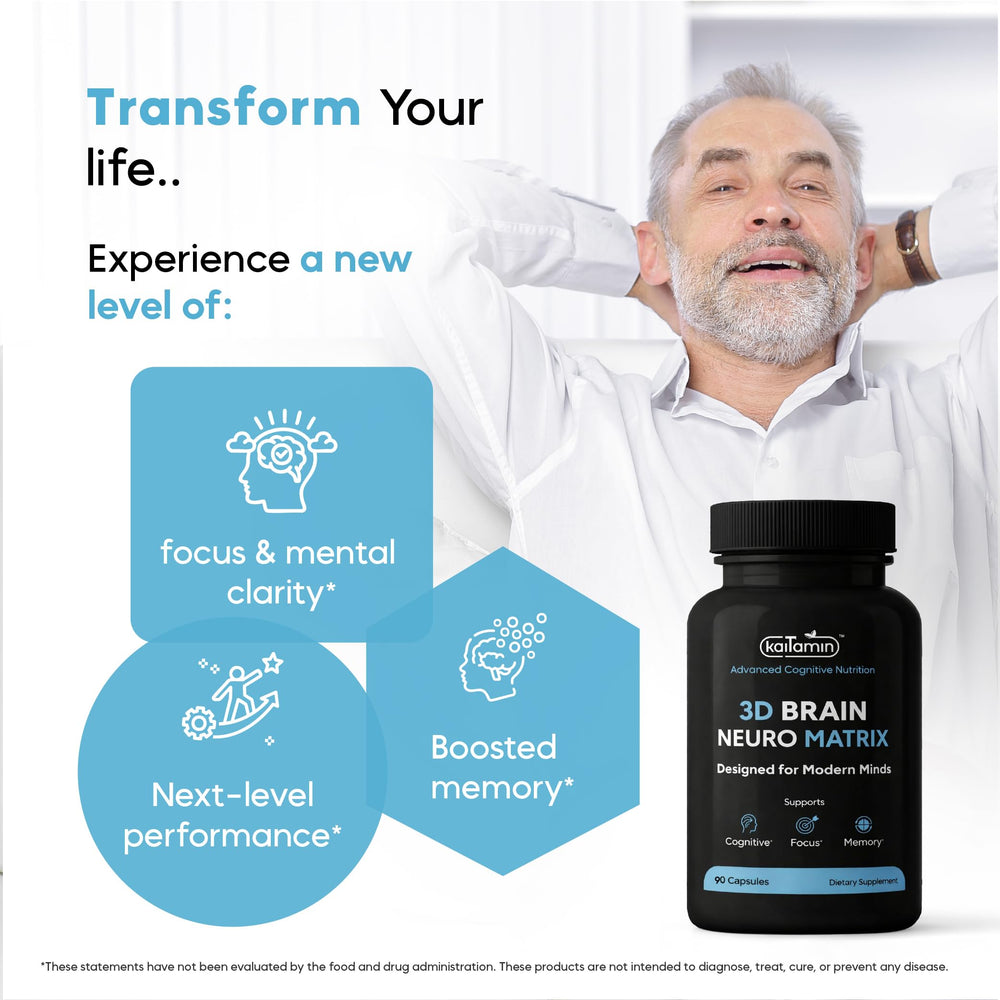 Morning routine with Kaitamin Brain Neuro Matrix and a glass of water