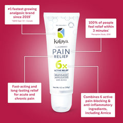 Kalaya Naturals shoulder application demonstrates quick relief during post-workout recovery.