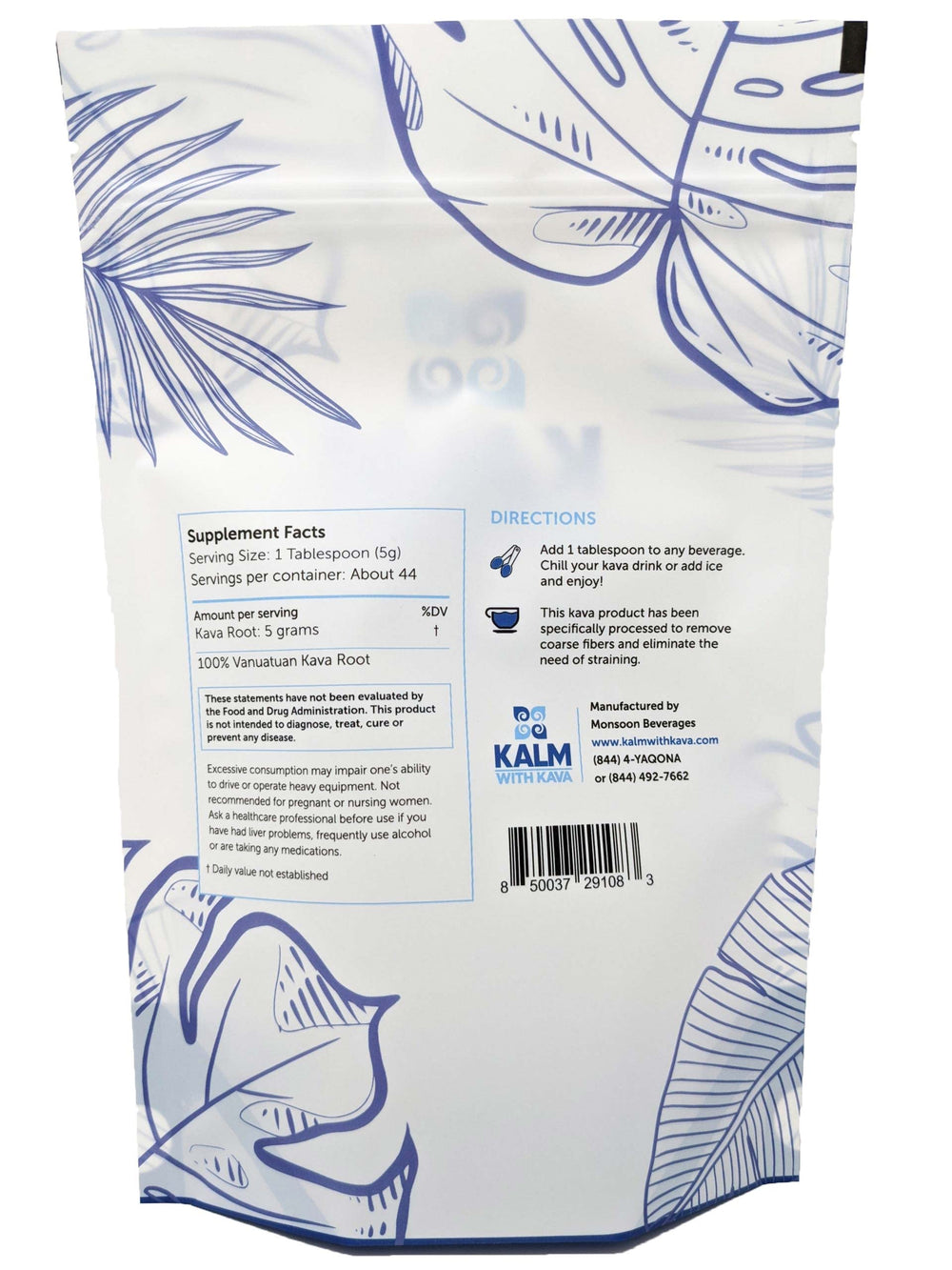 KALM Borongoru micronized kava mix-into-beverage blends easily for on-the-go indulgence