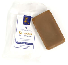 Kampuku Beauty Bar natural plant extracts label for chemical-free moisture.