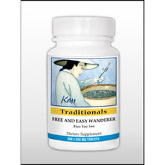 Kan Herbs Free and Easy Wanderer bottle front, traditional herbal blend for daily wellness.