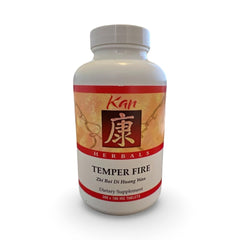 Kan Herb Temper Fire bottle for everyday wellness routine.