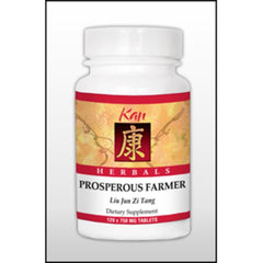Kan Herbs Prosperous Farmer 120 tablets bottle, convenient daily supplement for balance