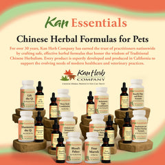 Kan Herbs Settle the Yang use case for dogs and cats seeking balance.