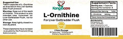 Kangyacare L-ornithine capsules bottle for detox support.
