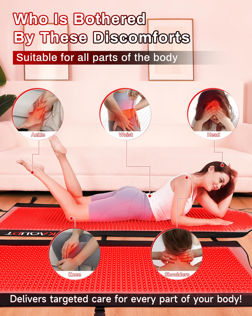 Kaoudt detachable dual-mat design enabling flat or cocoon-style setup
